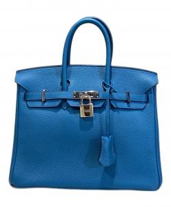 HERMES（エルメス）の古着「Birkin 25バーキン 25/トゴ/ブルー系/X刻印：2016年製造/シルバー金具」