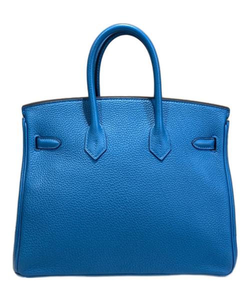HERMES（エルメス）HERMES (エルメス) バーキン25/シルバー金具/トゴ/X刻印：2016年/ブルー系 サイズ:25の古着・服飾アイテム