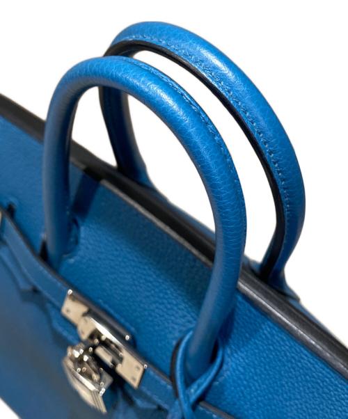 HERMES（エルメス）HERMES (エルメス) バーキン25/シルバー金具/トゴ/X刻印：2016年/ブルー系 サイズ:25の古着・服飾アイテム