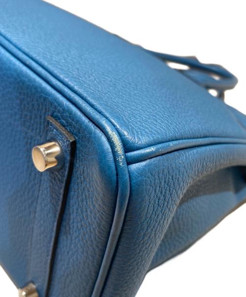 HERMES（エルメス）HERMES (エルメス) バーキン25/シルバー金具/トゴ/X刻印：2016年/ブルー系 サイズ:25の古着・服飾アイテム