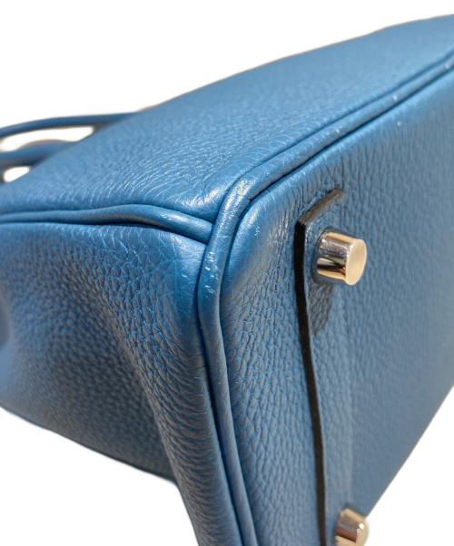 HERMES（エルメス）HERMES (エルメス) バーキン25/シルバー金具/トゴ/X刻印：2016年/ブルー系 サイズ:25の古着・服飾アイテム