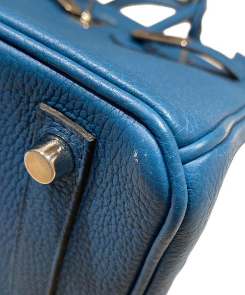 HERMES（エルメス）HERMES (エルメス) バーキン25/シルバー金具/トゴ/X刻印：2016年/ブルー系 サイズ:25の古着・服飾アイテム