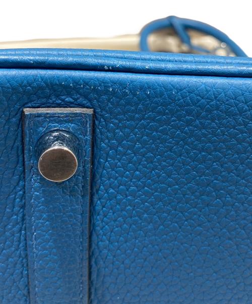 HERMES（エルメス）HERMES (エルメス) バーキン25/シルバー金具/トゴ/X刻印：2016年/ブルー系 サイズ:25の古着・服飾アイテム