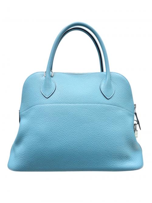 HERMES（エルメス）HERMES (エルメス) Bolide 31 ボリード 31/トリヨンクレマンス/ブルーアトール/T刻印：2015年製造/シルバー金具 ブルーアトール サイズ:31の古着・服飾アイテム