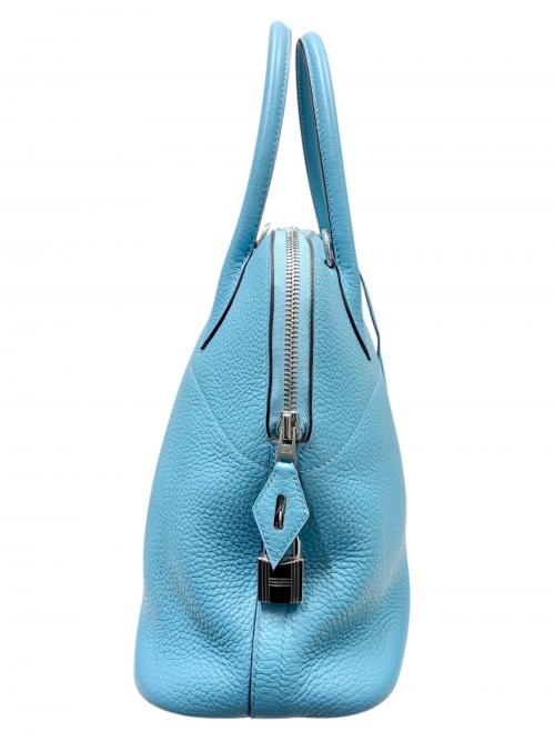HERMES（エルメス）HERMES (エルメス) Bolide 31 ボリード 31/トリヨンクレマンス/ブルーアトール/T刻印：2015年製造/シルバー金具 ブルーアトール サイズ:31の古着・服飾アイテム