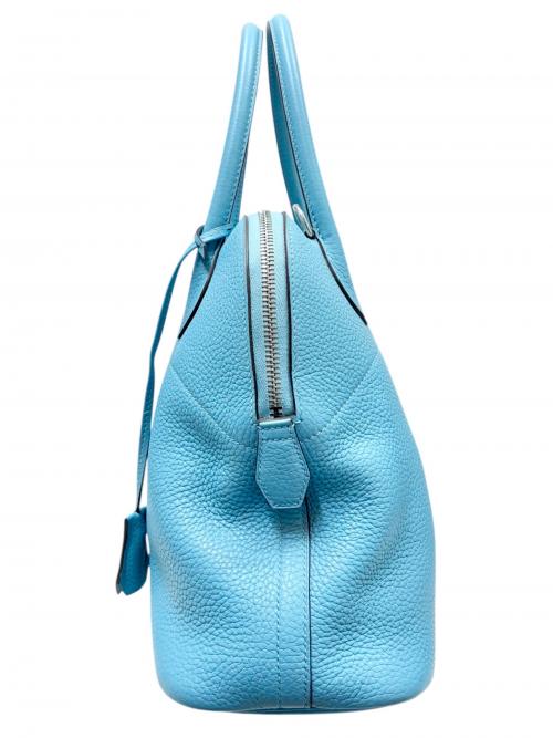 HERMES（エルメス）HERMES (エルメス) Bolide 31 ボリード 31/トリヨンクレマンス/ブルーアトール/T刻印：2015年製造/シルバー金具 ブルーアトール サイズ:31の古着・服飾アイテム