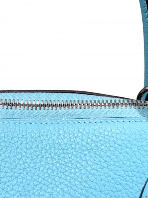 HERMES（エルメス）HERMES (エルメス) Bolide 31 ボリード 31/トリヨンクレマンス/ブルーアトール/T刻印：2015年製造/シルバー金具 ブルーアトール サイズ:31の古着・服飾アイテム