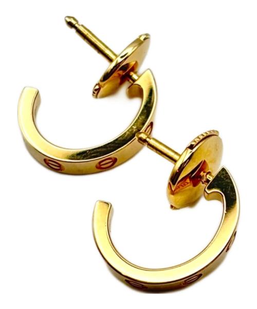 Cartier（カルティエ）Cartier (カルティエ) Mini Love Earring ミニラブピアス /K18YGの古着・服飾アイテム