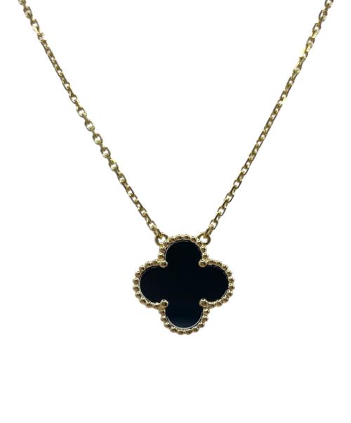 VAN CLEEF & ARPELS（ヴァンクリーフ＆アーペル）VAN CLEEF & ARPELS (ヴァンクリーフ＆アーペル) ヴィンテージ アルハンブラ ペンダントネックレス/オニキス ネックレス サイズ:ヴィンテージの古着・服飾アイテム