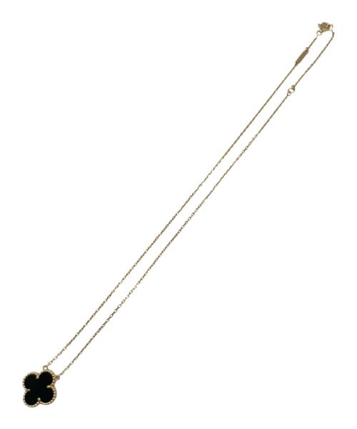 VAN CLEEF & ARPELS（ヴァンクリーフ＆アーペル）VAN CLEEF & ARPELS (ヴァンクリーフ＆アーペル) ヴィンテージ アルハンブラ ペンダントネックレス/オニキス ネックレス サイズ:ヴィンテージの古着・服飾アイテム