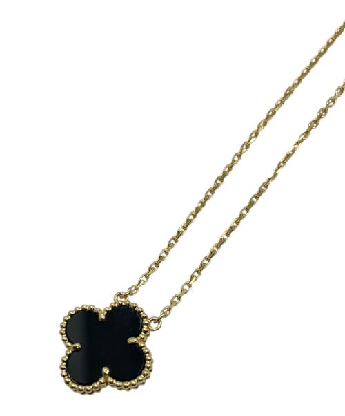 VAN CLEEF & ARPELS（ヴァンクリーフ＆アーペル）VAN CLEEF & ARPELS (ヴァンクリーフ＆アーペル) ヴィンテージ アルハンブラ ペンダントネックレス/オニキス ネックレス サイズ:ヴィンテージの古着・服飾アイテム