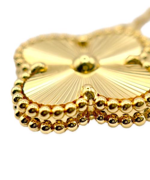 VAN CLEEF & ARPELS（ヴァンクリーフ＆アーペル）VAN CLEEF & ARPELS (ヴァンクリーフ＆アーペル) Vintage Alhambra Necklace guilloché K18YG/ヴィンテージアルハンブラネックレス ギヨシェ/VCARP4KL00 サイズ:ヴィンテージの古着・服飾アイテム