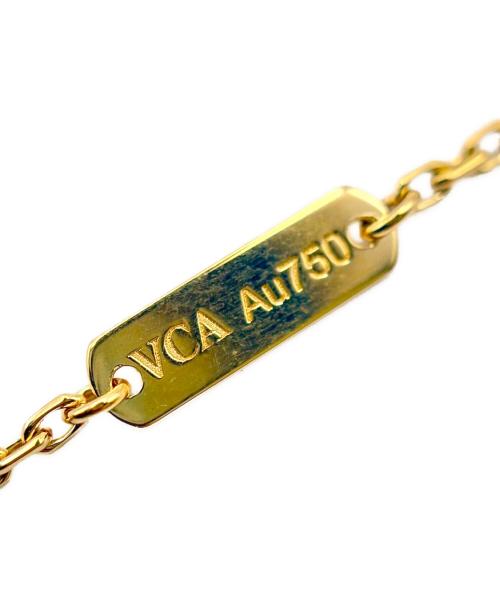 VAN CLEEF & ARPELS（ヴァンクリーフ＆アーペル）VAN CLEEF & ARPELS (ヴァンクリーフ＆アーペル) Vintage Alhambra Necklace guilloché K18YG/ヴィンテージアルハンブラネックレス ギヨシェ/VCARP4KL00 サイズ:ヴィンテージの古着・服飾アイテム