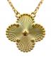 VAN CLEEF & ARPELS（ヴァンクリーフ＆アーペル）の古着「Vintage Alhambra Necklace guilloché K18YG/ヴィンテージアルハンブラネックレス ギヨシェ/VCARP4KL00」