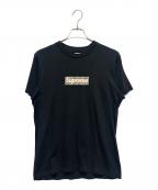 SUPREME×BURBERRYシュプリーム×バーバリー）の古着「Supreme×BURBERRY　ボックスロゴTシャツ」｜ブラック