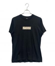 SUPREME×BURBERRY（シュプリーム×バーバリー）の古着「Supreme×	BURBERRY　ボックスロゴTシャツ」｜ブラック
