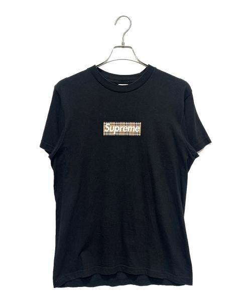 SUPREME（シュプリーム）SUPREME (シュプリーム) BURBERRY (バーバリー) Supreme×	BURBERRY　ボックスロゴTシャツ ブラック サイズ:Sの古着・服飾アイテム