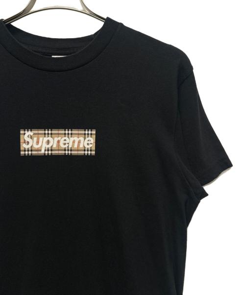 SUPREME（シュプリーム）SUPREME (シュプリーム) BURBERRY (バーバリー) Supreme×	BURBERRY　ボックスロゴTシャツ ブラック サイズ:Sの古着・服飾アイテム