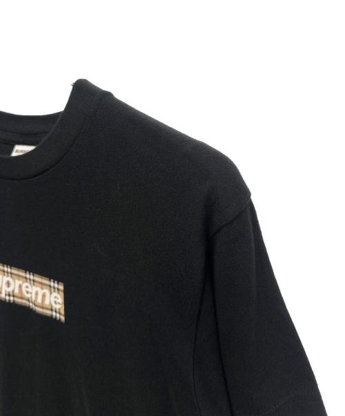 SUPREME（シュプリーム）SUPREME (シュプリーム) BURBERRY (バーバリー) Supreme×	BURBERRY　ボックスロゴTシャツ ブラック サイズ:Sの古着・服飾アイテム