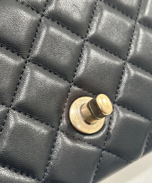 CHANEL（シャネル）CHANEL (シャネル) ミニマトラッセ ブラック サイズ:ミニ/20/miniの古着・服飾アイテム