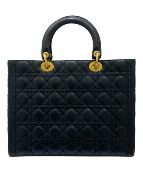 Christian Dior（クリスチャン ディオール）Christian Dior (クリスチャン ディオール) レディディオール ラージ ブラック サイズ:L/ラージの古着・服飾アイテム