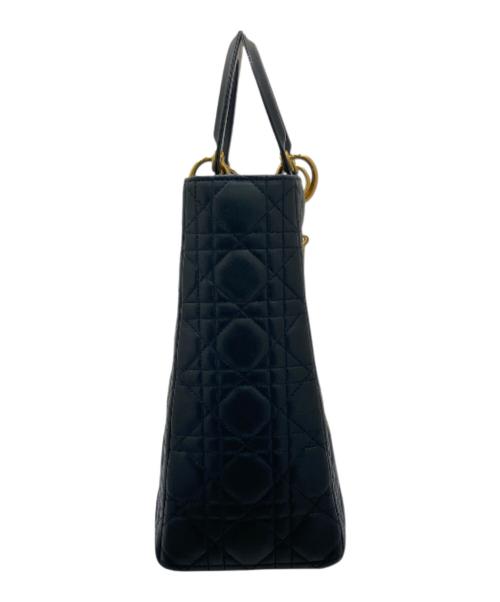 Christian Dior（クリスチャン ディオール）Christian Dior (クリスチャン ディオール) レディディオール ラージ ブラック サイズ:L/ラージの古着・服飾アイテム