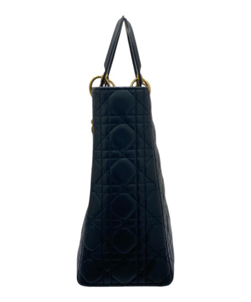 Christian Dior（クリスチャン ディオール）Christian Dior (クリスチャン ディオール) レディディオール ラージ ブラック サイズ:L/ラージの古着・服飾アイテム