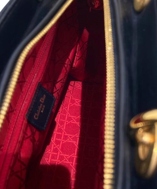 Christian Dior（クリスチャン ディオール）Christian Dior (クリスチャン ディオール) レディディオール ラージ ブラック サイズ:L/ラージの古着・服飾アイテム