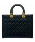Christian Dior (クリスチャン ディオール) レディディオール ラージ ブラック サイズ:L/ラージ：280000円