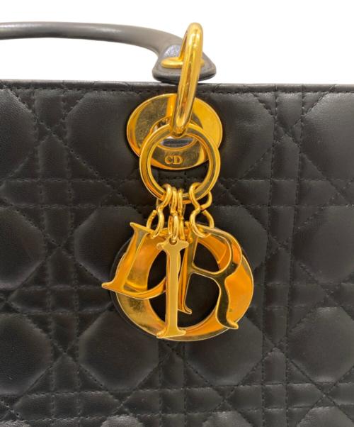 Christian Dior（クリスチャン ディオール）Christian Dior (クリスチャン ディオール) レディディオール ラージ ブラック サイズ:L/ラージの古着・服飾アイテム