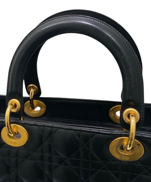 Christian Dior（クリスチャン ディオール）Christian Dior (クリスチャン ディオール) レディディオール ラージ ブラック サイズ:L/ラージの古着・服飾アイテム