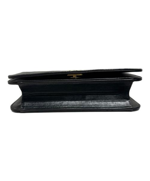 CHANEL（シャネル）CHANEL (シャネル) マトラッセ　プッシュロックチェーンショルダーバッグ ブラックの古着・服飾アイテム