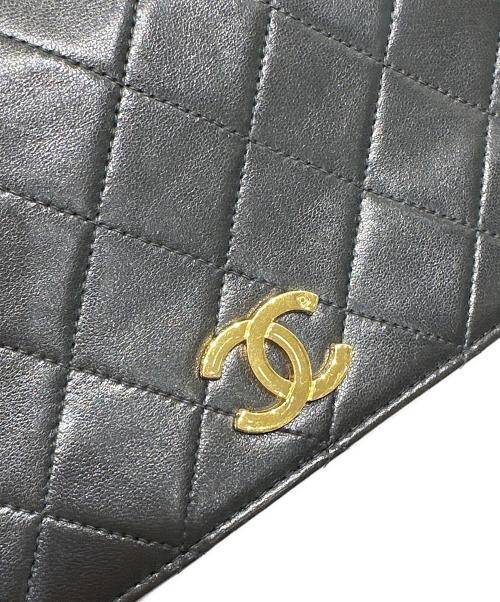 CHANEL（シャネル）CHANEL (シャネル) マトラッセ　プッシュロックチェーンショルダーバッグ ブラックの古着・服飾アイテム