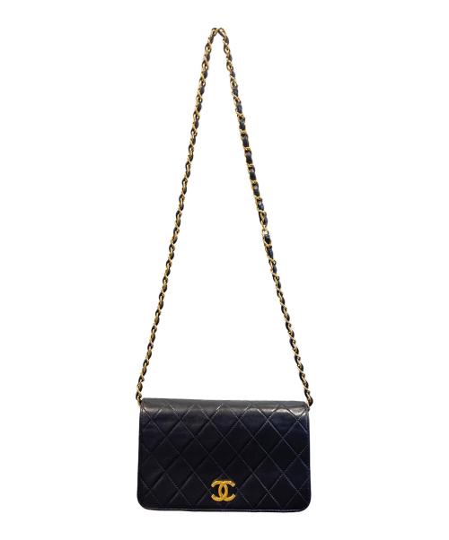 CHANEL（シャネル）CHANEL (シャネル) マトラッセ　プッシュロックチェーンショルダーバッグ ブラックの古着・服飾アイテム