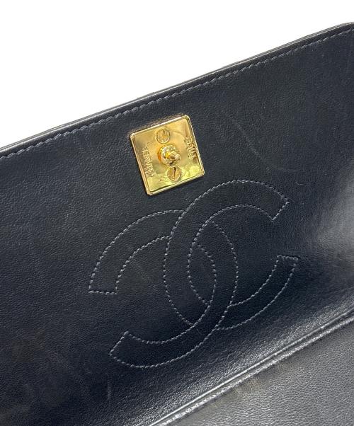 CHANEL（シャネル）CHANEL (シャネル) マトラッセ　プッシュロックチェーンショルダーバッグ ブラックの古着・服飾アイテム