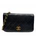 CHANEL（シャネル）の古着「マトラッセ　プッシュロックチェーンショルダーバッグ」｜ブラック