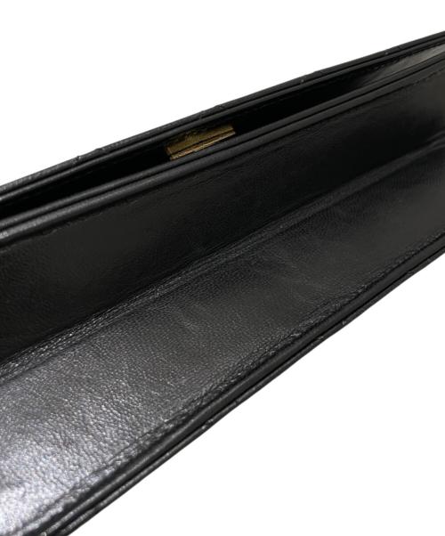 CHANEL（シャネル）CHANEL (シャネル) プッシュロックチェーンショルダーバッグ ブラックの古着・服飾アイテム