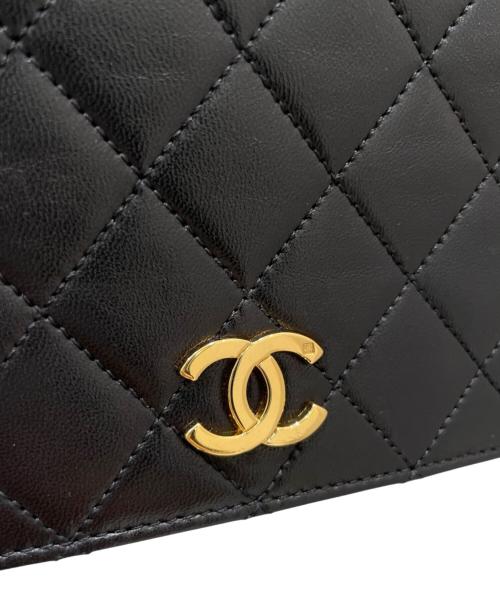 CHANEL（シャネル）CHANEL (シャネル) プッシュロックチェーンショルダーバッグ ブラックの古着・服飾アイテム