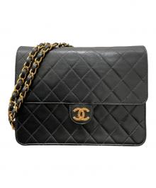 CHANEL（シャネル）の古着「プッシュロックチェーンショルダーバッグ」｜ブラック