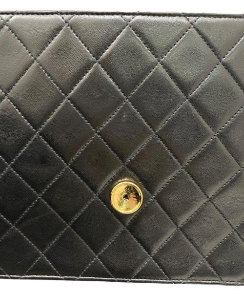 CHANEL（シャネル）CHANEL (シャネル) プッシュロックチェーンショルダーバッグ ブラックの古着・服飾アイテム