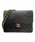 CHANEL（シャネル）の古着「プッシュロックチェーンショルダーバッグ」｜ブラック