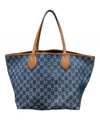 ERIKAGUCCI マイクロシマ トートバッグ 中古・古着通販】GUCCI (グッチ) GGトッティーシマ トートバッグ