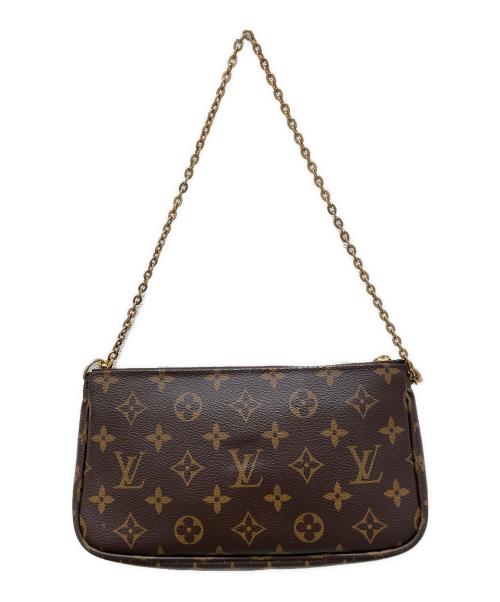 LOUIS VUITTON（ルイ ヴィトン）LOUIS VUITTON (ルイ ヴィトン) ミュルティ ポシェット アクセソワール/ショルダーバッグ カーキの古着・服飾アイテム