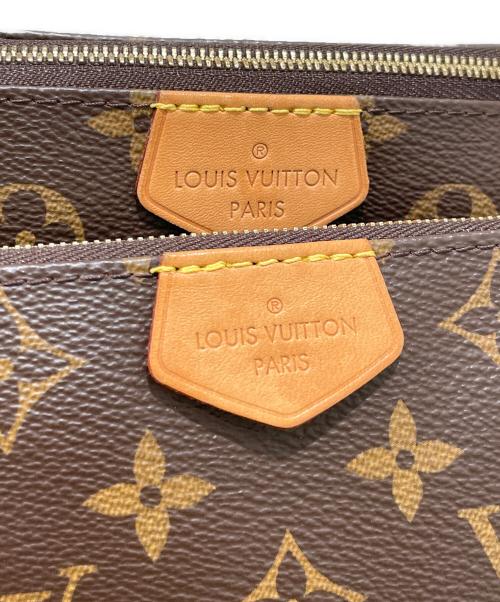 LOUIS VUITTON（ルイ ヴィトン）LOUIS VUITTON (ルイ ヴィトン) ミュルティ ポシェット アクセソワール/ショルダーバッグ カーキの古着・服飾アイテム