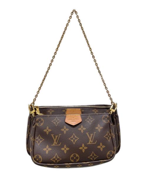 LOUIS VUITTON（ルイ ヴィトン）LOUIS VUITTON (ルイ ヴィトン) ミュルティ ポシェット アクセソワール/ショルダーバッグ カーキの古着・服飾アイテム