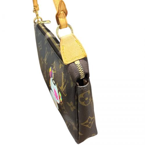 LOUIS VUITTON（ルイ ヴィトン）LOUIS VUITTON (ルイ ヴィトン) ポシェット/アクセソワールモノグラム/パンダ/M51981 サイズ:-の古着・服飾アイテム