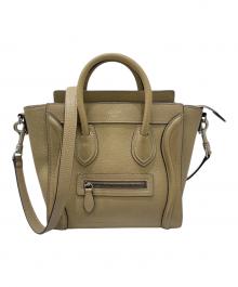 CELINE（セリーヌ）の古着「ラゲージ ナノショッパー」｜ベージュ