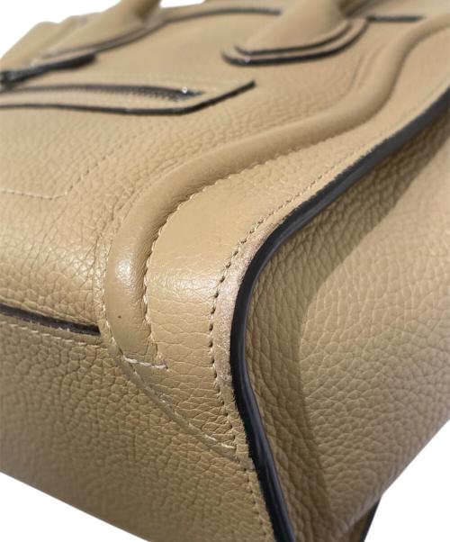 CELINE（セリーヌ）CELINE (セリーヌ) ラゲージ ナノショッパー ベージュ サイズ:ナノの古着・服飾アイテム