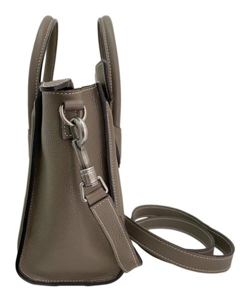 CELINE（セリーヌ）CELINE (セリーヌ) ラゲージ ナノショッパー グレージュ サイズ:ナノの古着・服飾アイテム