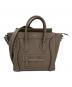 CELINE（セリーヌ）の古着「ラゲージ ナノショッパー」｜グレージュ